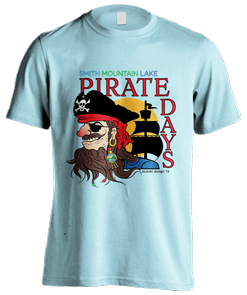 Pirate Days logo design t-shirt