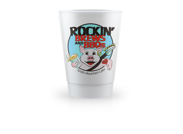 Event Logo Design for Rockin' Brews and BBQs