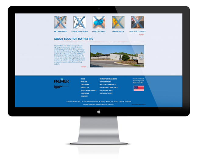 Website Design for Solution Matrix Inc
