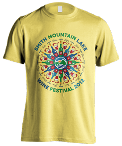 T-shirt logo design for SML wine festival