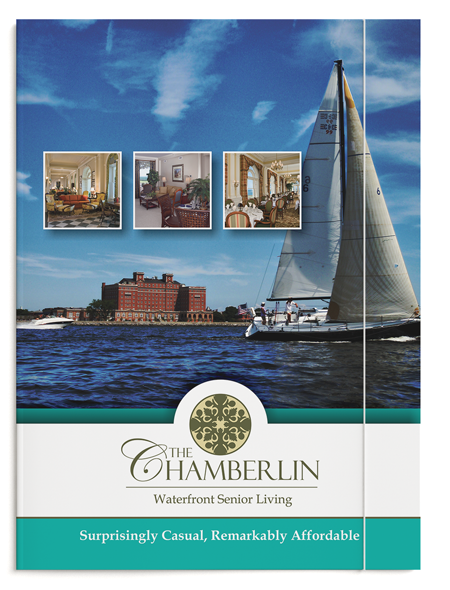 Graphic Design of Folder for The Chamberlin